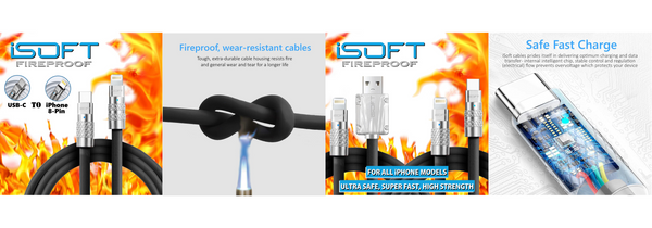 Powering Progress: Navigating the Evolution of Smartphone Technology Through the Years with iSoft's Safe, Fast Charging, and Durable Cables