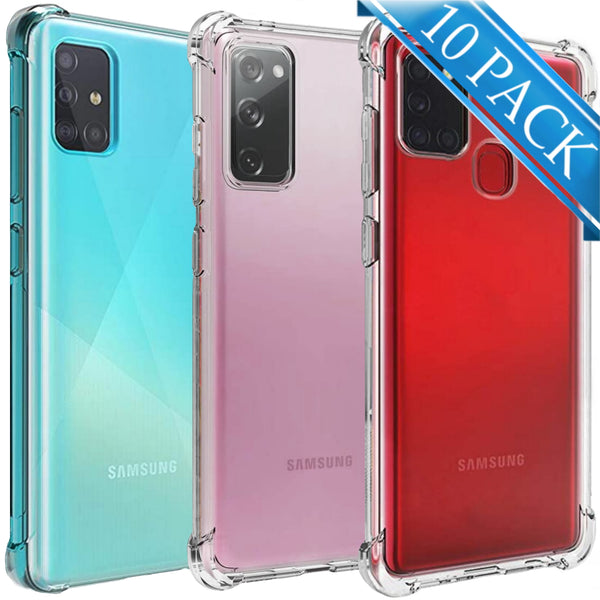 Clear Gel Case for Samsung Models (10 Pack)