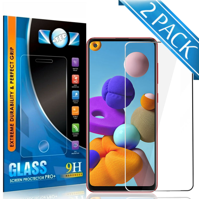 2 Pack - iTEC 2.5D Tempered Glass for All Samsung Models
