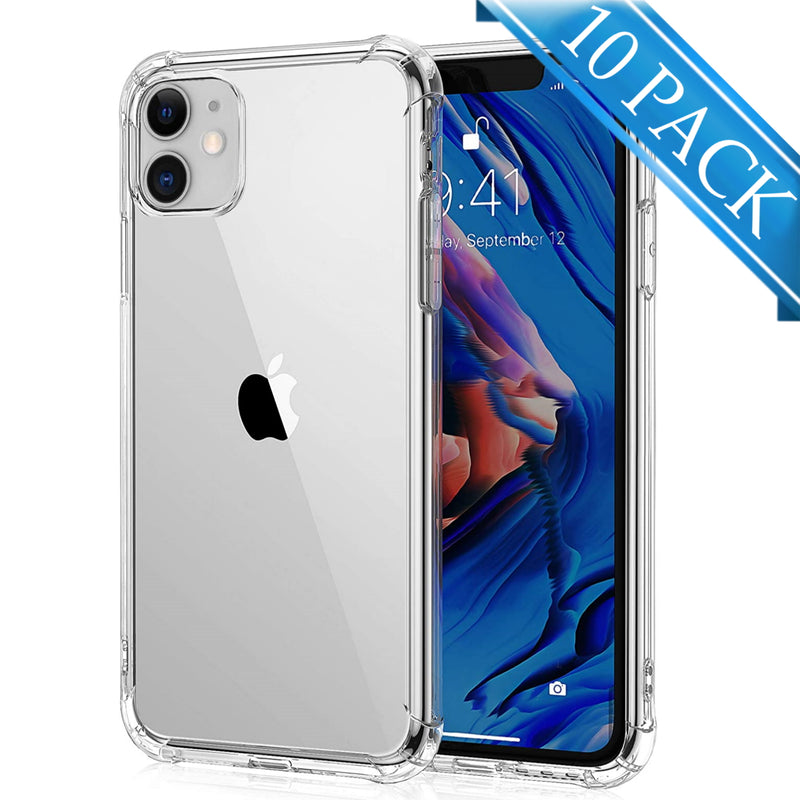 Clear Gel Case for All iPhone Models (10 Pack)