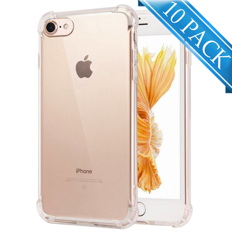 Clear Gel Case for All iPhone Models (10 Pack)